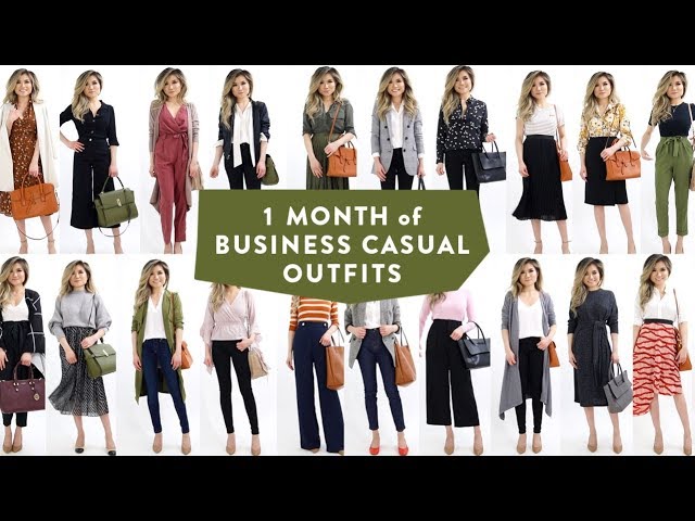 What is Business Casual? Ultimate Guide to Mastering Professional Yet Relaxed Attire in 2026 32 1 MONTH OF BUSINESS CASUAL OUTFIT IDEAS | Smart Casual Work Office ...
